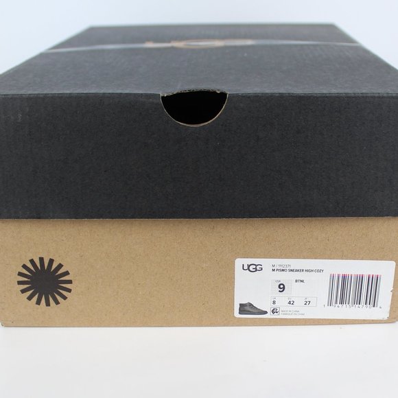 New UGG UGGpure Lining Leather Sneakers, Black, US 9 main image 7